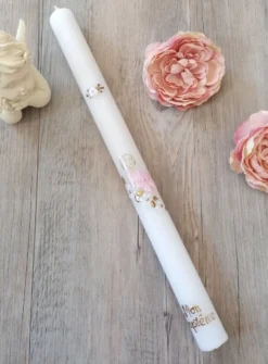 Bougie de baptême bébé