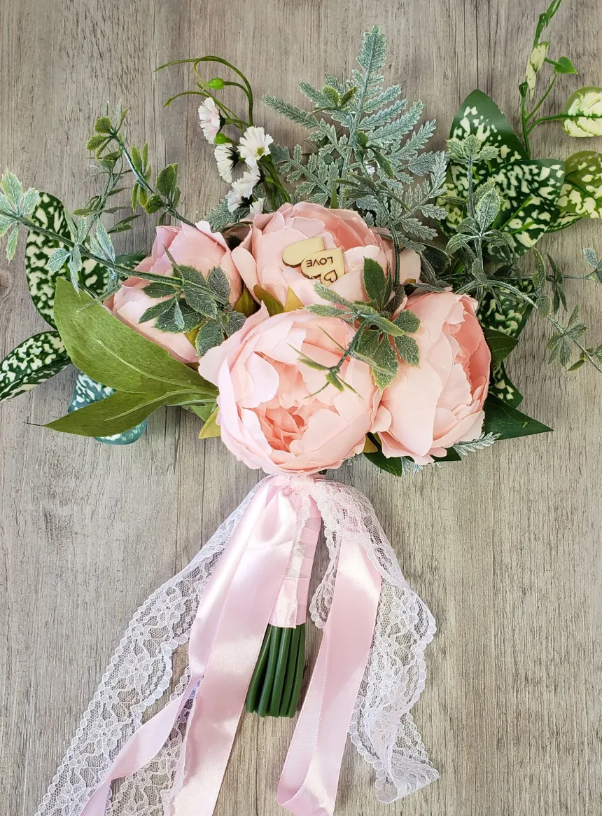 Bouquet de Mariée Pivoines