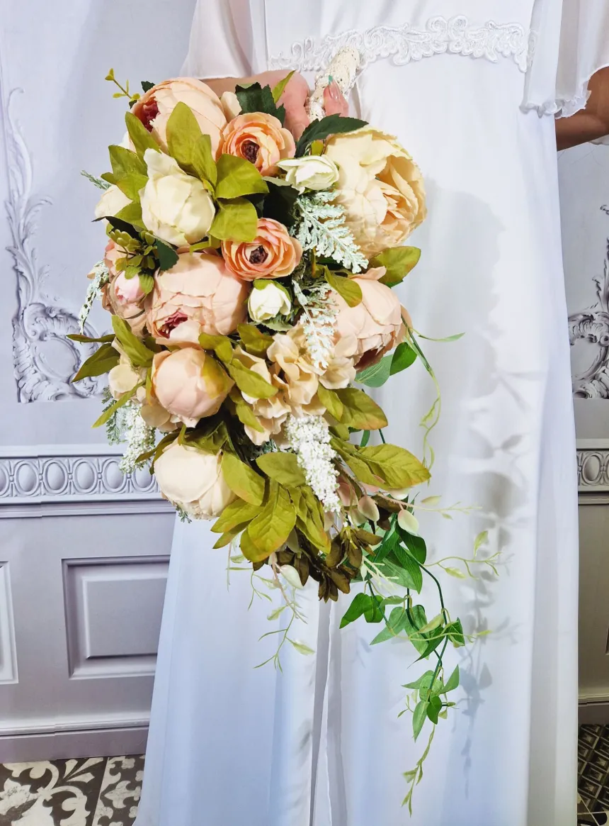 Bouquet de Mariée Pivoines