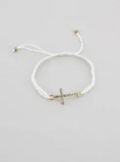 Bracelet brésilien Croix strass