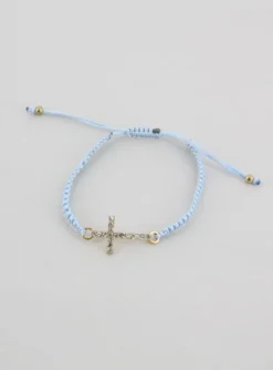 Bracelet brésilien Croix strass