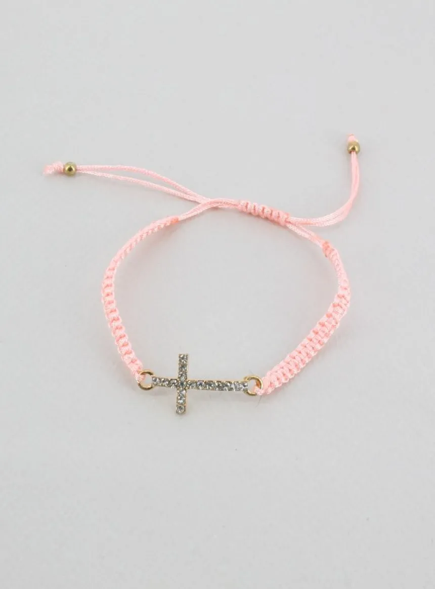 Bracelet brésilien Croix strass