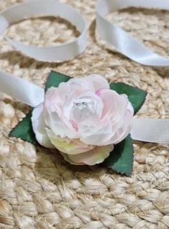 Bracelet Demoiselle d'Honneur Fleur Pivoine