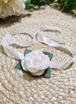 Bracelet Demoiselle d'Honneur Fleur Pivoine