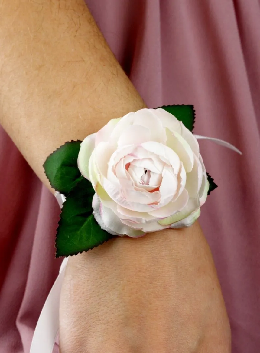 Bracelet Demoiselle d'Honneur Fleur Pivoine