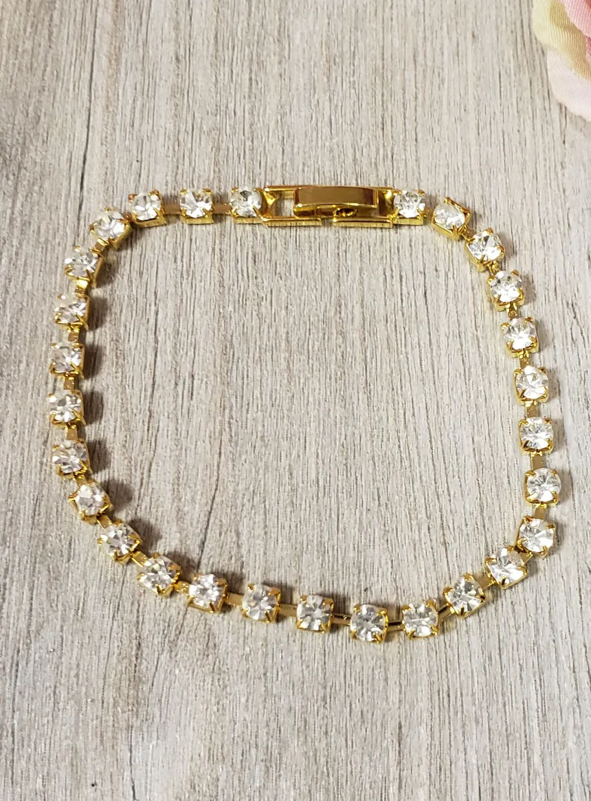 Bracelet strass femme