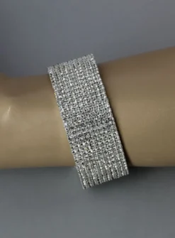Bracelet strass large