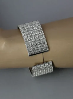 Bracelet strass large