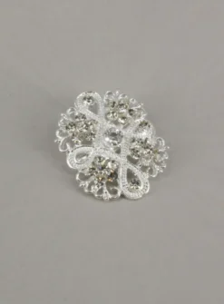 Broche bijou avec strass