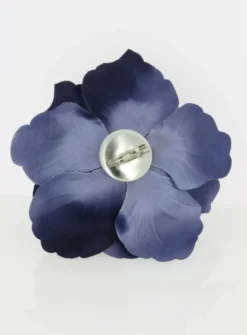 Broche fleur tissu mariage