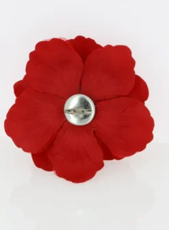 Broche fleur tissu mariage