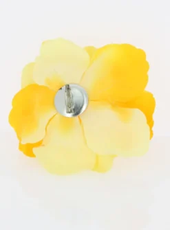 Broche fleur tissu mariage