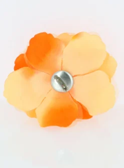 Broche fleur tissu mariage