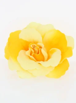 Broche fleur tissu mariage
