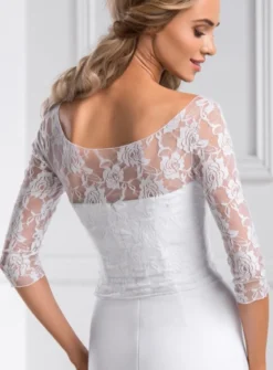 Bustier dentelle manches 3/4
