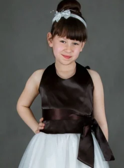 Bustier pour demoiselle d'honneur fille