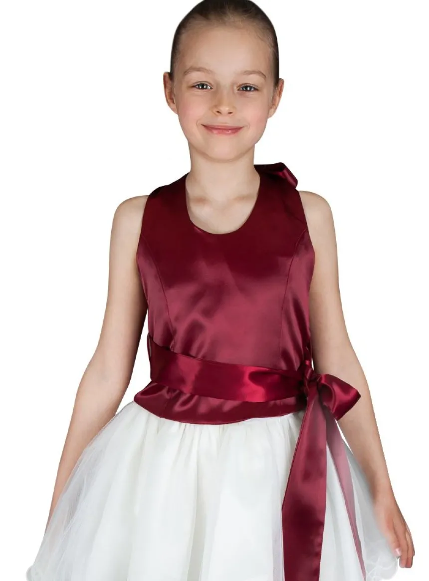 Bustier pour demoiselle d'honneur fille