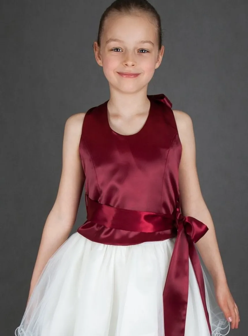 Bustier pour demoiselle d'honneur fille