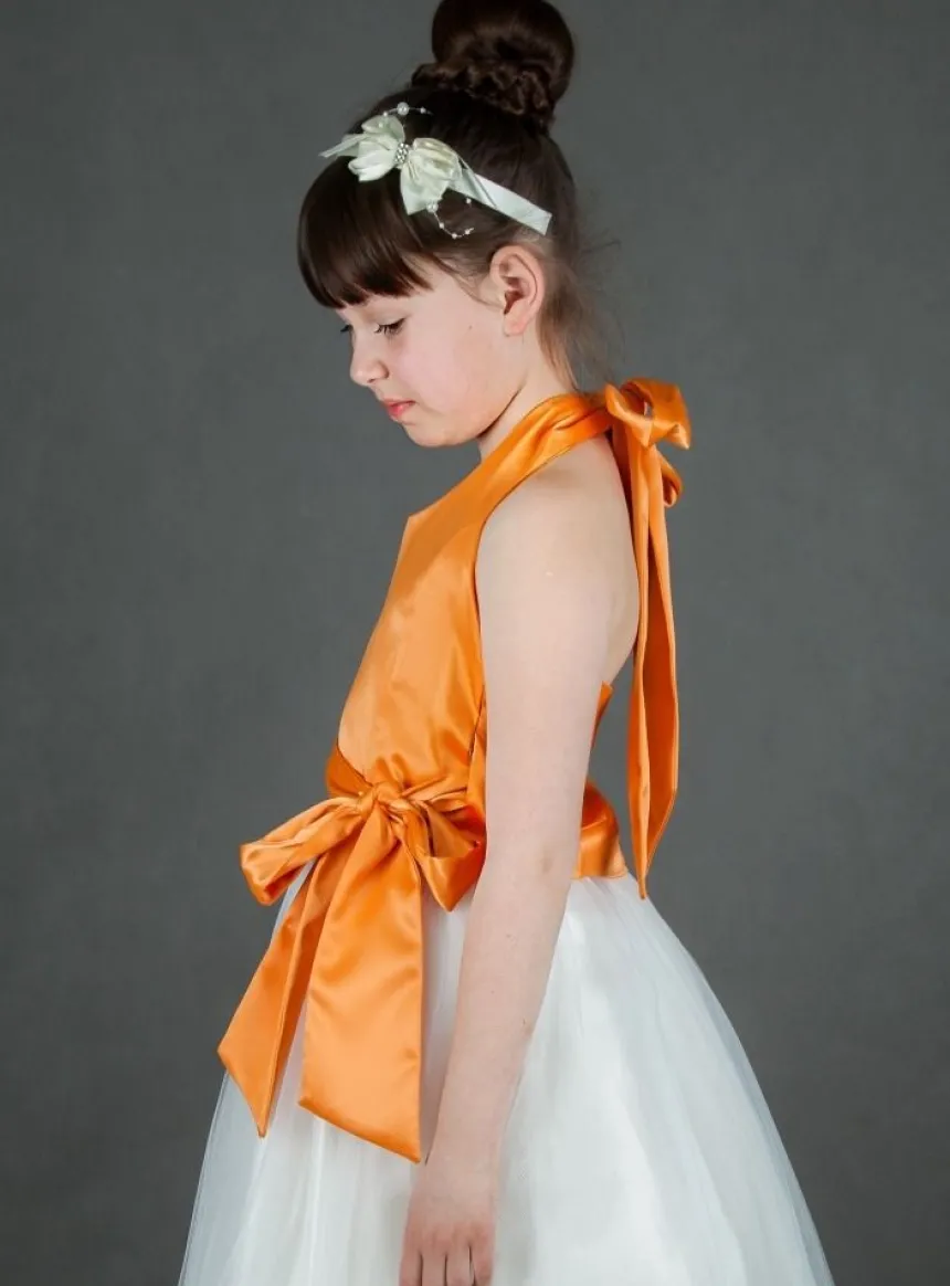 Bustier pour demoiselle d'honneur fille