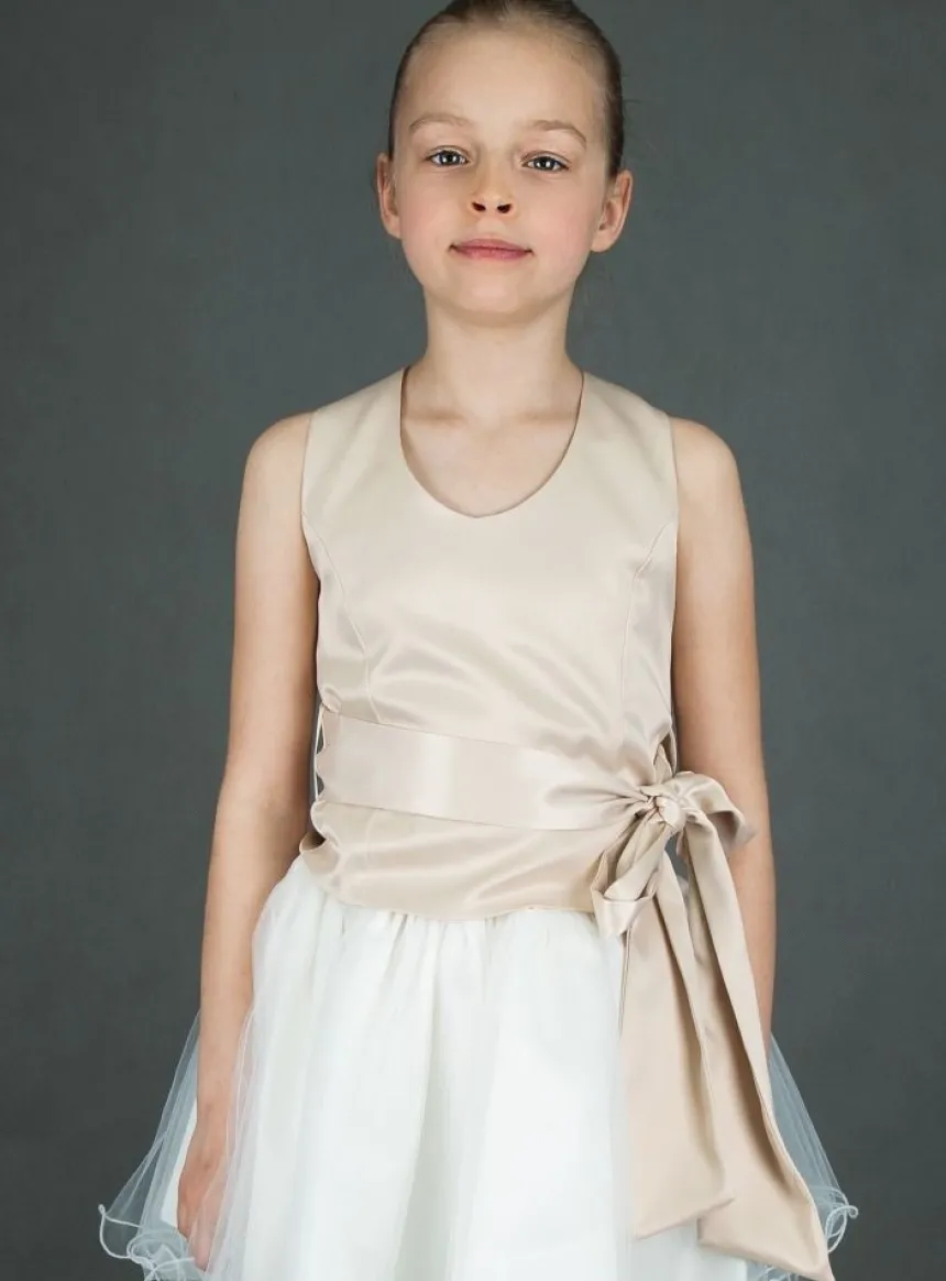 Bustier pour demoiselle d'honneur fille