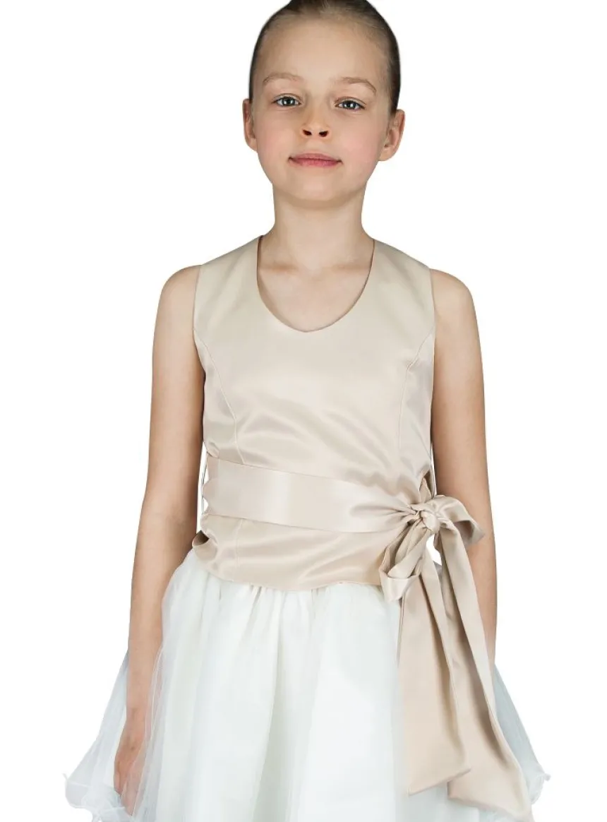 Bustier pour demoiselle d'honneur fille