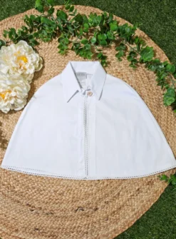 Cape baptême ou communion en coton