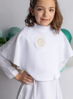 Cape de communion + écusson hostie