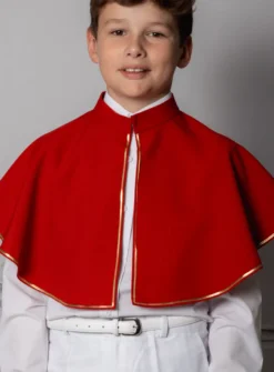 Cape de confirmation Adulte Rouge