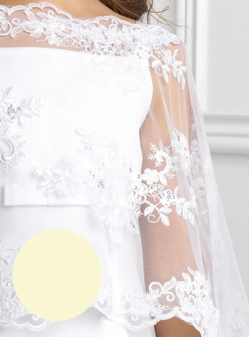Cape fille dentelle et sequins