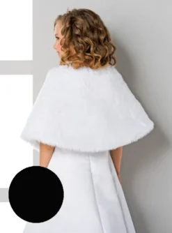 Cape fourrure fille