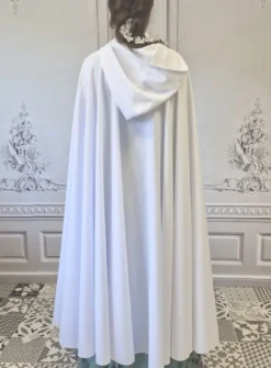 Cape longue adulte Blanc