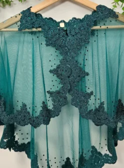 Cape mariage tulle et dentelle