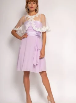 Cape mariage tulle et dentelle