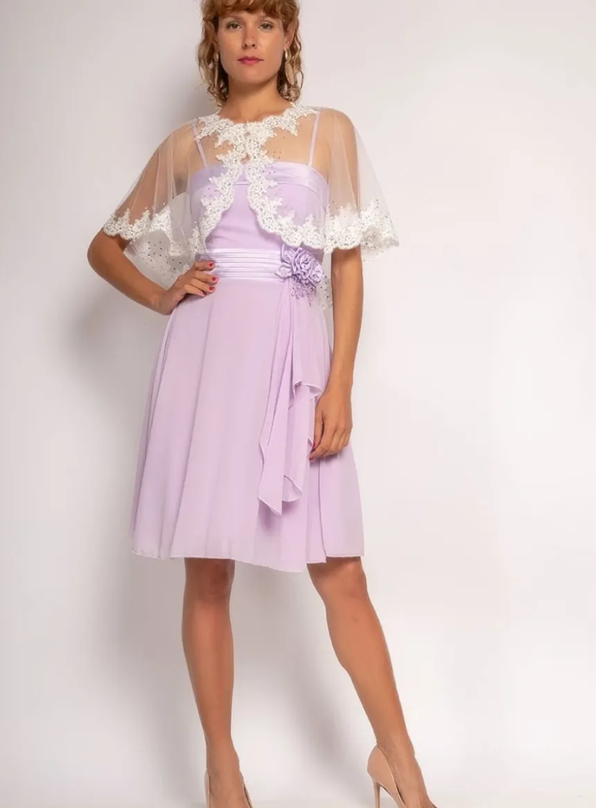 Cape mariage tulle et dentelle