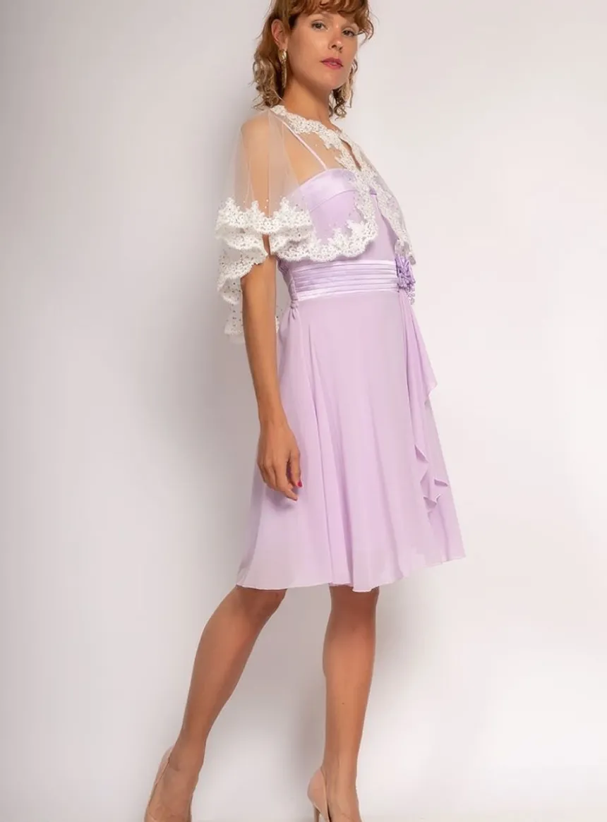 Cape mariage tulle et dentelle