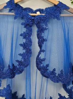 Cape mariage tulle et dentelle