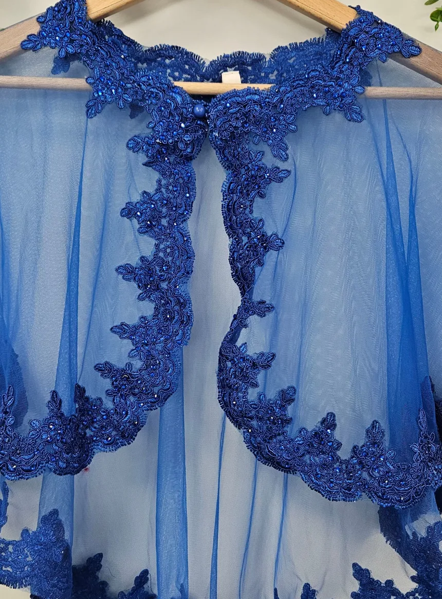 Cape mariage tulle et dentelle