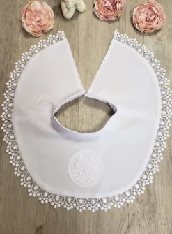 Cape pour aube dentelle collection Création Blanc