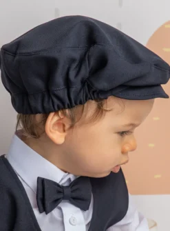 Casquette garçon bleu marine