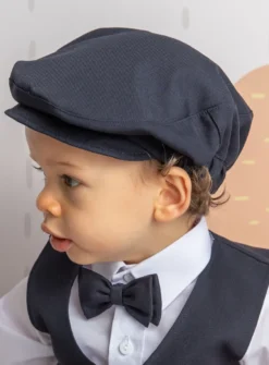 Casquette garçon bleu marine