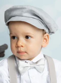 Casquette lin gris garçon Pierre