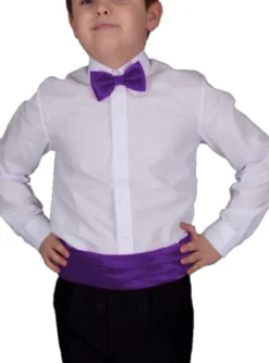 Ceinture cortège garçon + noeud papillon