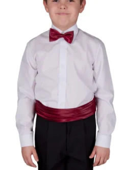 Ceinture cortège garçon + noeud papillon