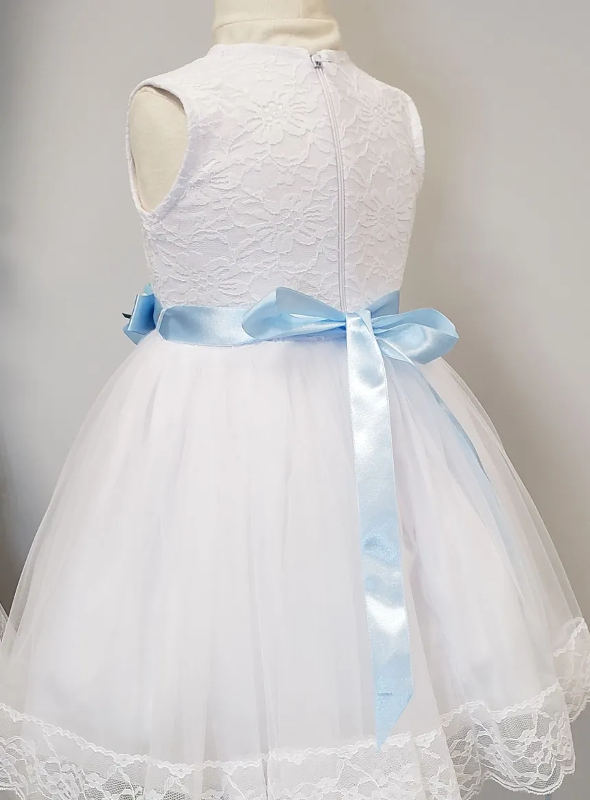 Ceinture cortège satin et fleur