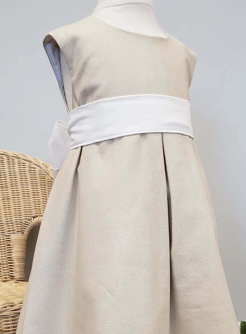 Ceinture de cortège enfant en lin Noam