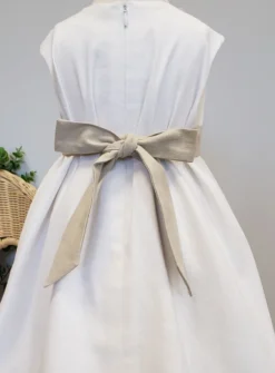 Ceinture de cortège enfant lin noeud Noam