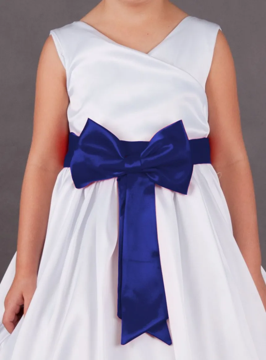 Ceinture de cortège fille avec noeud