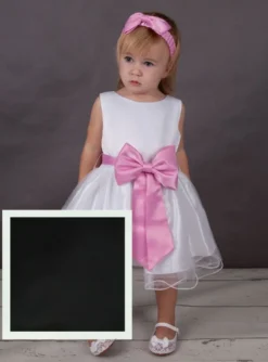 Ceinture de cortège fille avec noeud