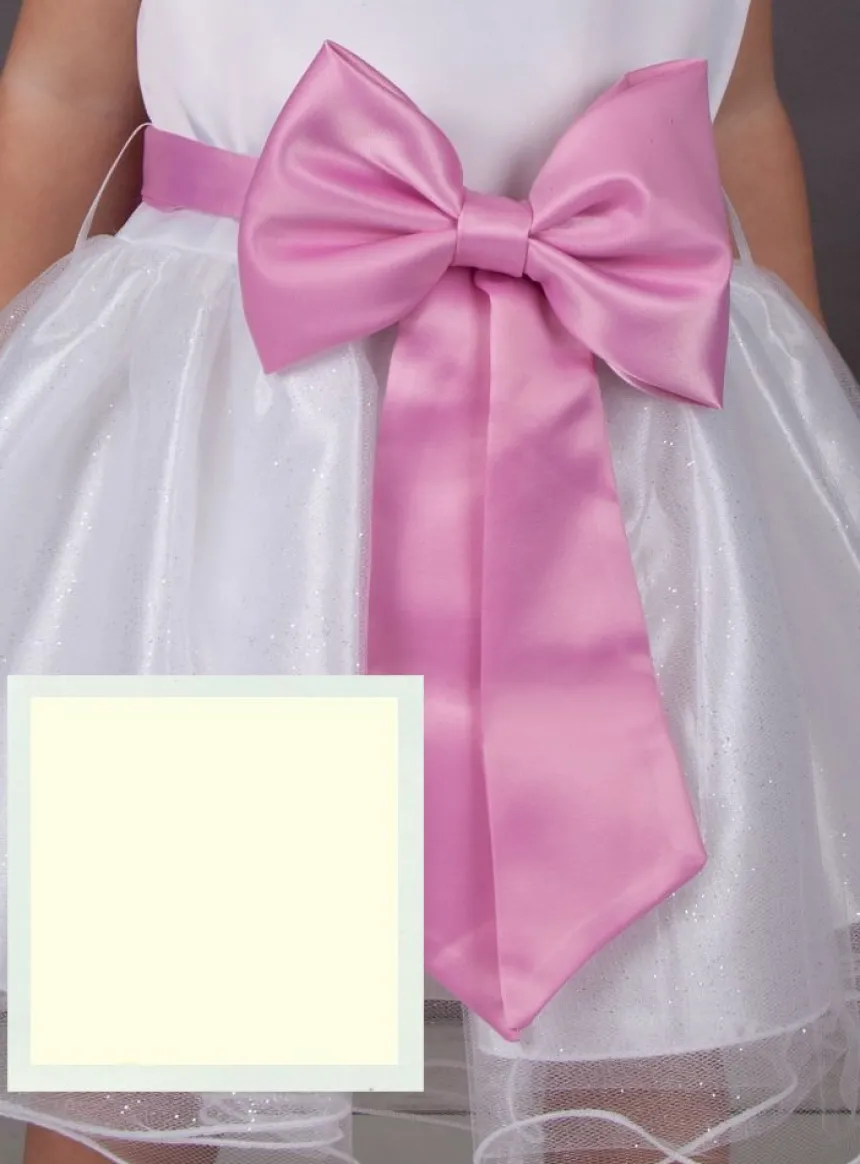 Ceinture de cortège fille avec noeud