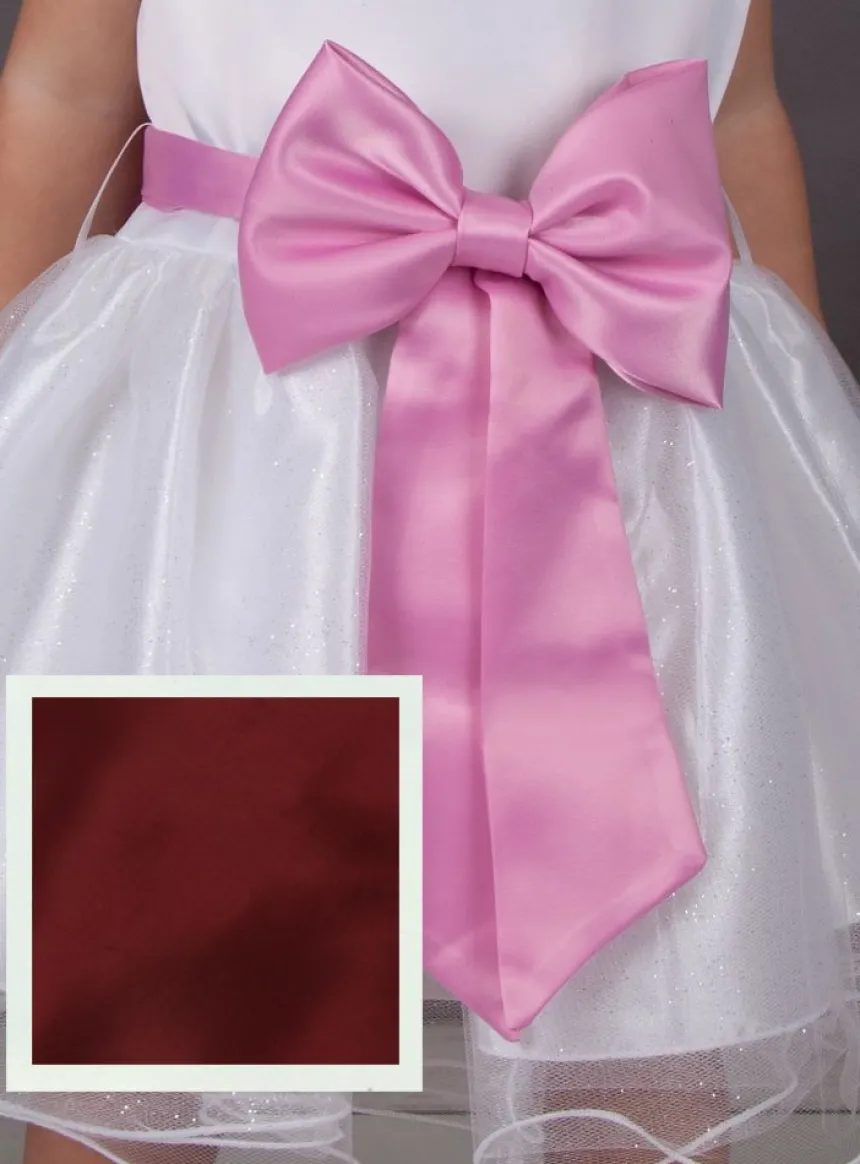 Ceinture de cortège fille avec noeud